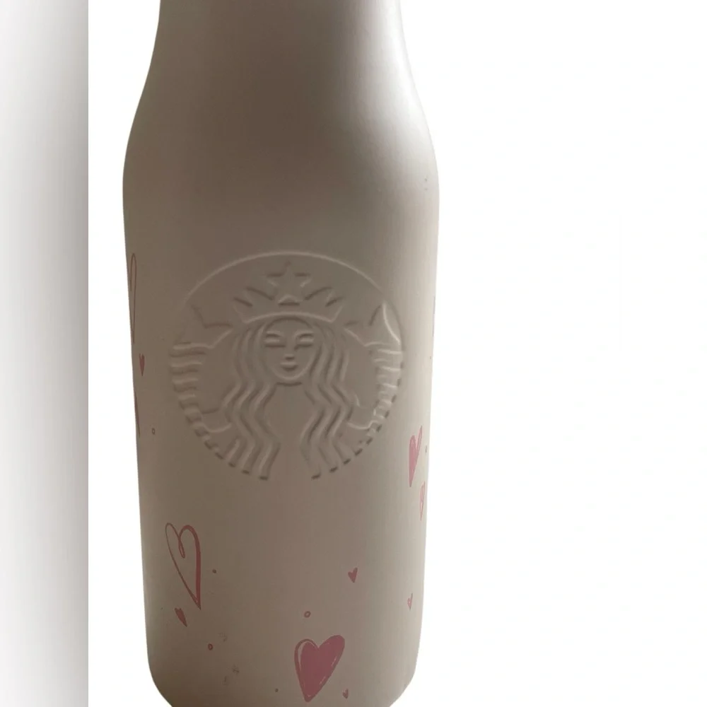 Starbucks Valentine 2024 Japan Exclusive 16oz Stainless Steel Bottle Hearts Cafe